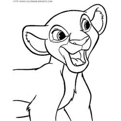 Раскраска: Король Лев (Анимационные фильмы) #73707 - Бесплатные раскраски для печати