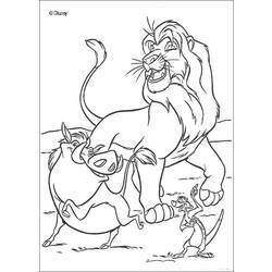 Раскраска: Король Лев (Анимационные фильмы) #73755 - Бесплатные раскраски для печати
