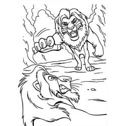 Раскраска: Король Лев (Анимационные фильмы) #73836 - Раскраски для печати