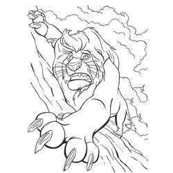 Раскраска: Король Лев (Анимационные фильмы) #73867 - Раскраски для печати
