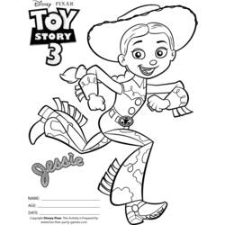 Раскраска: История игрушек (Анимационные фильмы) #72438 - Раскраски для печати