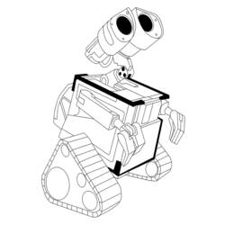 Раскраска: Wall-E (Анимационные фильмы) #131995 - Раскраски для печати