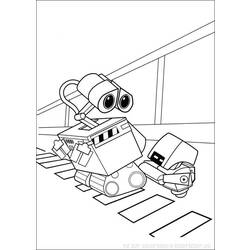 Раскраска: Wall-E (Анимационные фильмы) #131999 - Бесплатные раскраски для печати