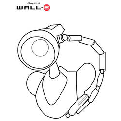 Раскраска: Wall-E (Анимационные фильмы) #132028 - Бесплатные раскраски для печати