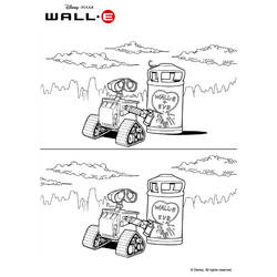 Раскраска: Wall-E (Анимационные фильмы) #132031 - Раскраски для печати