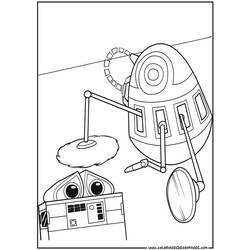 Раскраска: Wall-E (Анимационные фильмы) #132044 - Бесплатные раскраски для печати