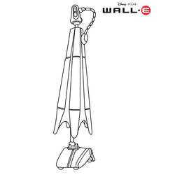 Раскраска: Wall-E (Анимационные фильмы) #132087 - Бесплатные раскраски для печати