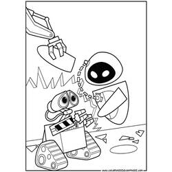 Раскраска: Wall-E (Анимационные фильмы) #132097 - Бесплатные раскраски для печати