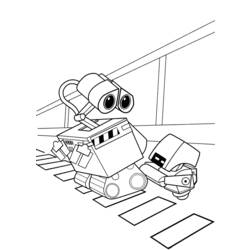 Раскраска: Wall-E (Анимационные фильмы) #132099 - Раскраски для печати