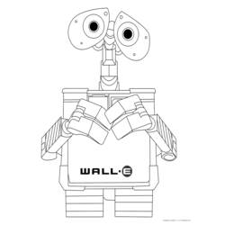 Раскраска: Wall-E (Анимационные фильмы) #132119 - Раскраски для печати