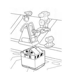 Раскраска: Wall-E (Анимационные фильмы) #132137 - Бесплатные раскраски для печати