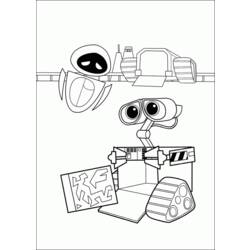 Раскраска: Wall-E (Анимационные фильмы) #132188 - Раскраски для печати