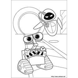 Раскраска: Wall-E (Анимационные фильмы) #132219 - Бесплатные раскраски для печати