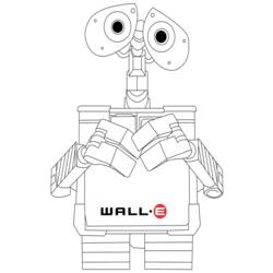 Раскраска: Wall-E (Анимационные фильмы) #132237 - Раскраски для печати