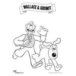 Раскраска: Уоллес и Громит (Анимационные фильмы) #133461 - Раскраски для печати