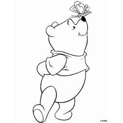 Раскраска: Винни-Пух (Анимационные фильмы) #28613 - Бесплатные раскраски для печати