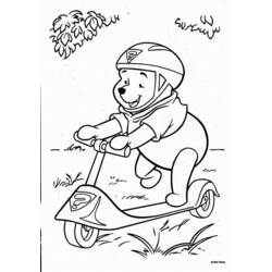 Раскраска: Винни-Пух (Анимационные фильмы) #28631 - Бесплатные раскраски для печати