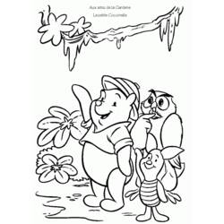 Раскраска: Винни-Пух (Анимационные фильмы) #28647 - Бесплатные раскраски для печати