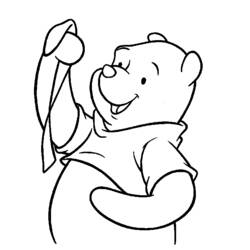 Раскраска: Винни-Пух (Анимационные фильмы) #28664 - Бесплатные раскраски для печати