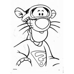 Раскраска: Винни-Пух (Анимационные фильмы) #28741 - Бесплатные раскраски для печати