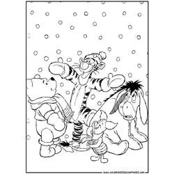 Раскраска: Винни-Пух (Анимационные фильмы) #28747 - Бесплатные раскраски для печати