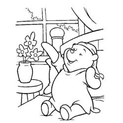 Раскраска: Винни-Пух (Анимационные фильмы) #28752 - Бесплатные раскраски для печати