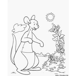 Раскраска: Винни-Пух (Анимационные фильмы) #28815 - Бесплатные раскраски для печати