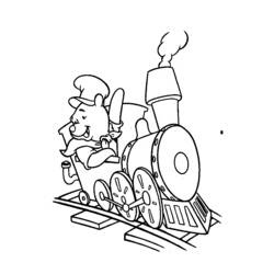 Раскраска: Винни-Пух (Анимационные фильмы) #28822 - Бесплатные раскраски для печати