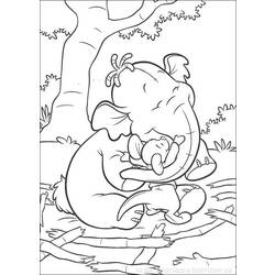 Раскраска: Винни-Пух (Анимационные фильмы) #28838 - Бесплатные раскраски для печати