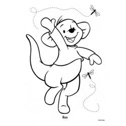 Раскраска: Винни-Пух (Анимационные фильмы) #28916 - Раскраски для печати