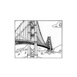 Раскраска: мост (Здания и Архитектура) #62841 - Раскраски для печати