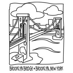 Раскраска: мост (Здания и Архитектура) #62849 - Раскраски для печати