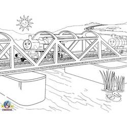 Раскраска: мост (Здания и Архитектура) #62854 - Раскраски для печати