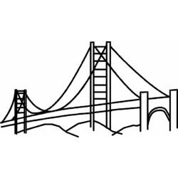 Раскраска: мост (Здания и Архитектура) #62884 - Раскраски для печати