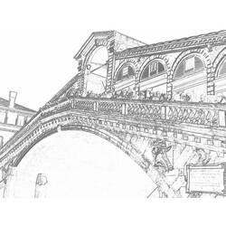 Раскраска: мост (Здания и Архитектура) #62912 - Раскраски для печати