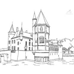 Раскраска: Замок (Здания и Архитектура) #62183 - Бесплатные раскраски для печати