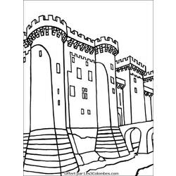 Раскраска: Замок (Здания и Архитектура) #62185 - Бесплатные раскраски для печати