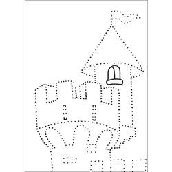 Раскраска: Замок (Здания и Архитектура) #62194 - Бесплатные раскраски для печати