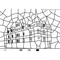 Раскраска: Замок (Здания и Архитектура) #62259 - Бесплатные раскраски для печати