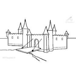 Раскраска: Замок (Здания и Архитектура) #62300 - Бесплатные раскраски для печати