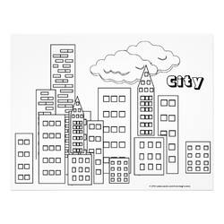 Раскраска: город (Здания и Архитектура) #64915 - Раскраски для печати