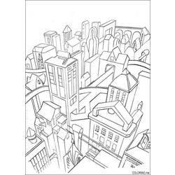 Раскраска: город (Здания и Архитектура) #64919 - Раскраски для печати