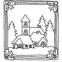 Раскраска: шале (Здания и Архитектура) #169891 - Бесплатные раскраски для печати