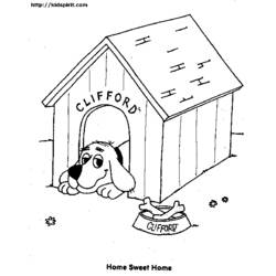 Раскраска: собачья конура (Здания и Архитектура) #62337 - Раскраски для печати