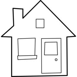 Раскраска: дом (Здания и Архитектура) #64630 - Раскраски для печати