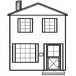 Раскраска: дом (Здания и Архитектура) #64649 - Бесплатные раскраски для печати