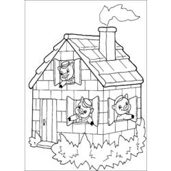 Раскраска: дом (Здания и Архитектура) #64660 - Бесплатные раскраски для печати