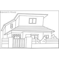 Раскраска: дом (Здания и Архитектура) #64739 - Раскраски для печати