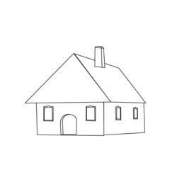 Раскраска: дом (Здания и Архитектура) #64741 - Бесплатные раскраски для печати