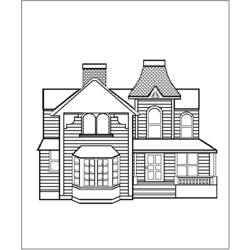 Раскраска: дом (Здания и Архитектура) #64743 - Бесплатные раскраски для печати